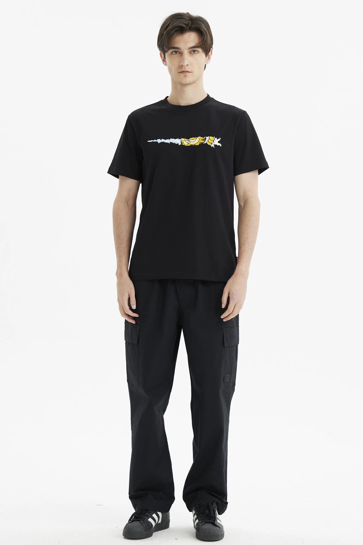 Polera Garfield Negra