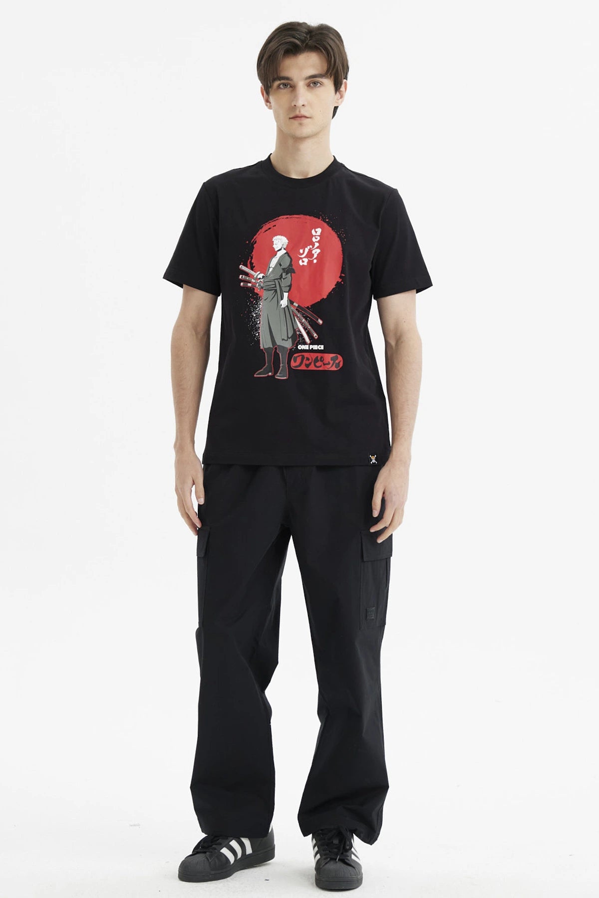 Polera One Piece Roronoa Zoro Negra