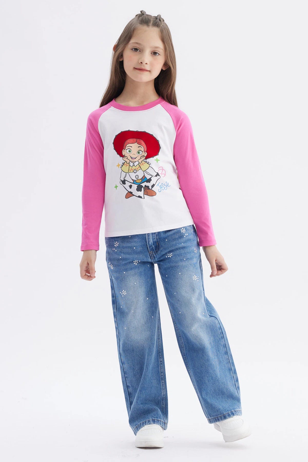 Polera Jessie Toy Story Blanca/Rosada