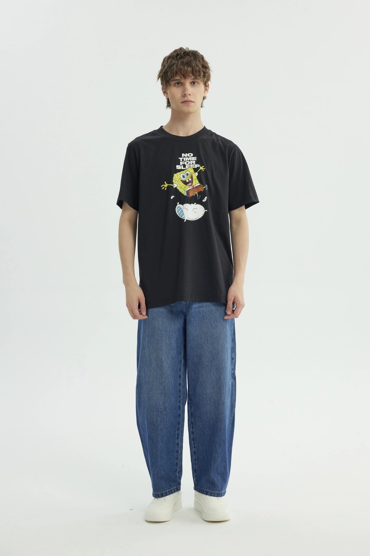 Polera Hombre Bob Esponja Marengo
