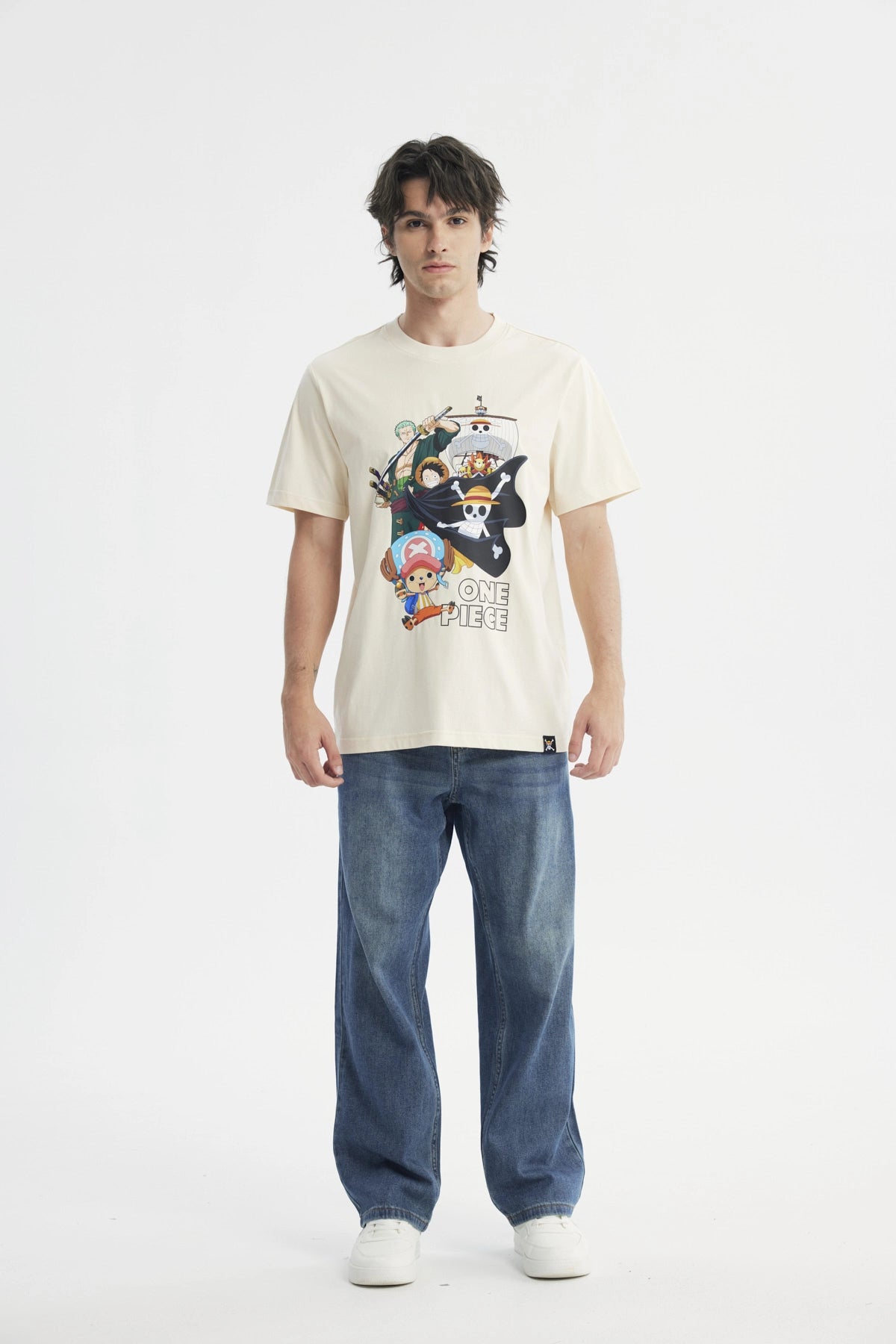 Polera Hombre One Piece Beige