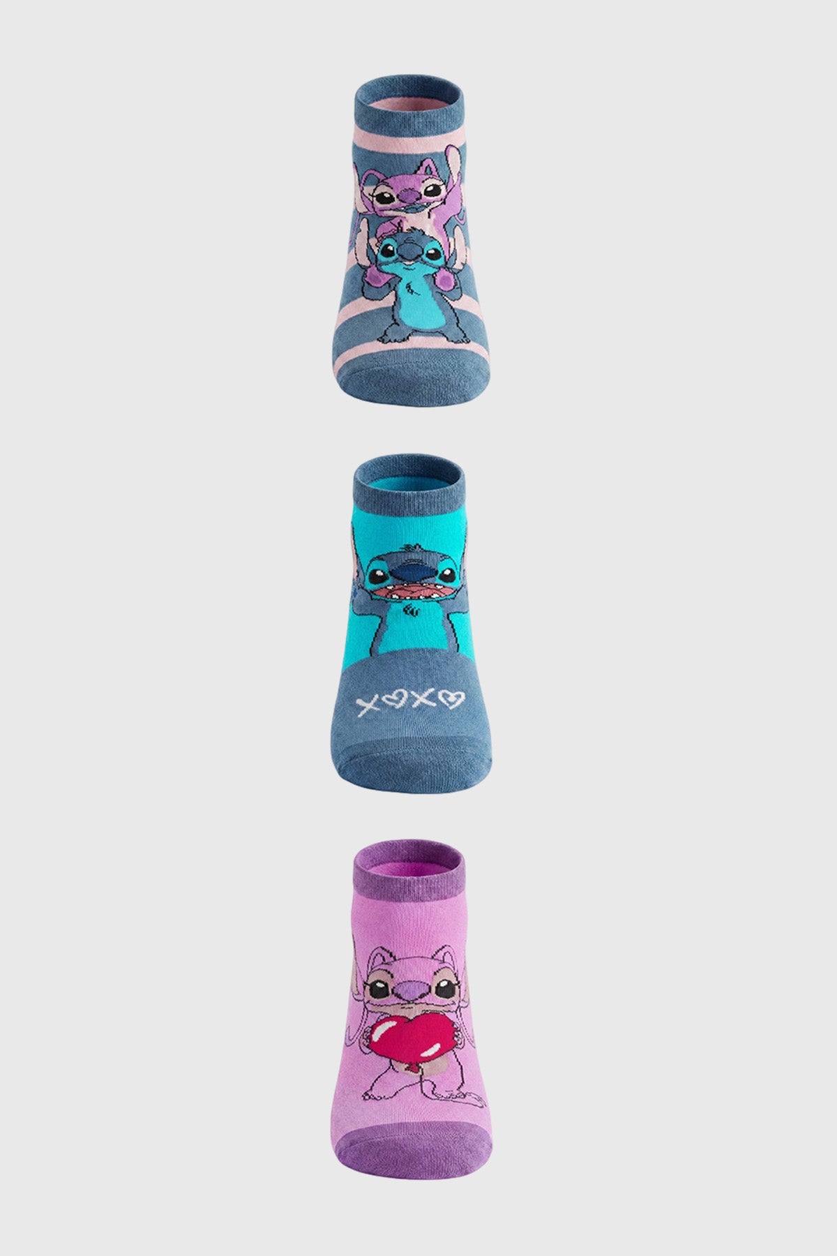 Calceta Tripack Lilo & Stitch