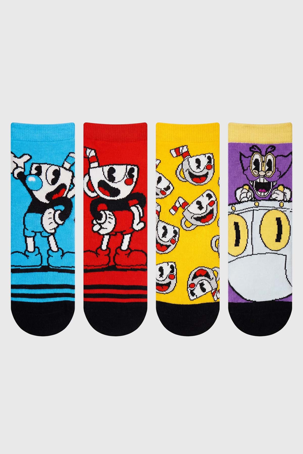 Calcetín Niño Tripack Cuphead