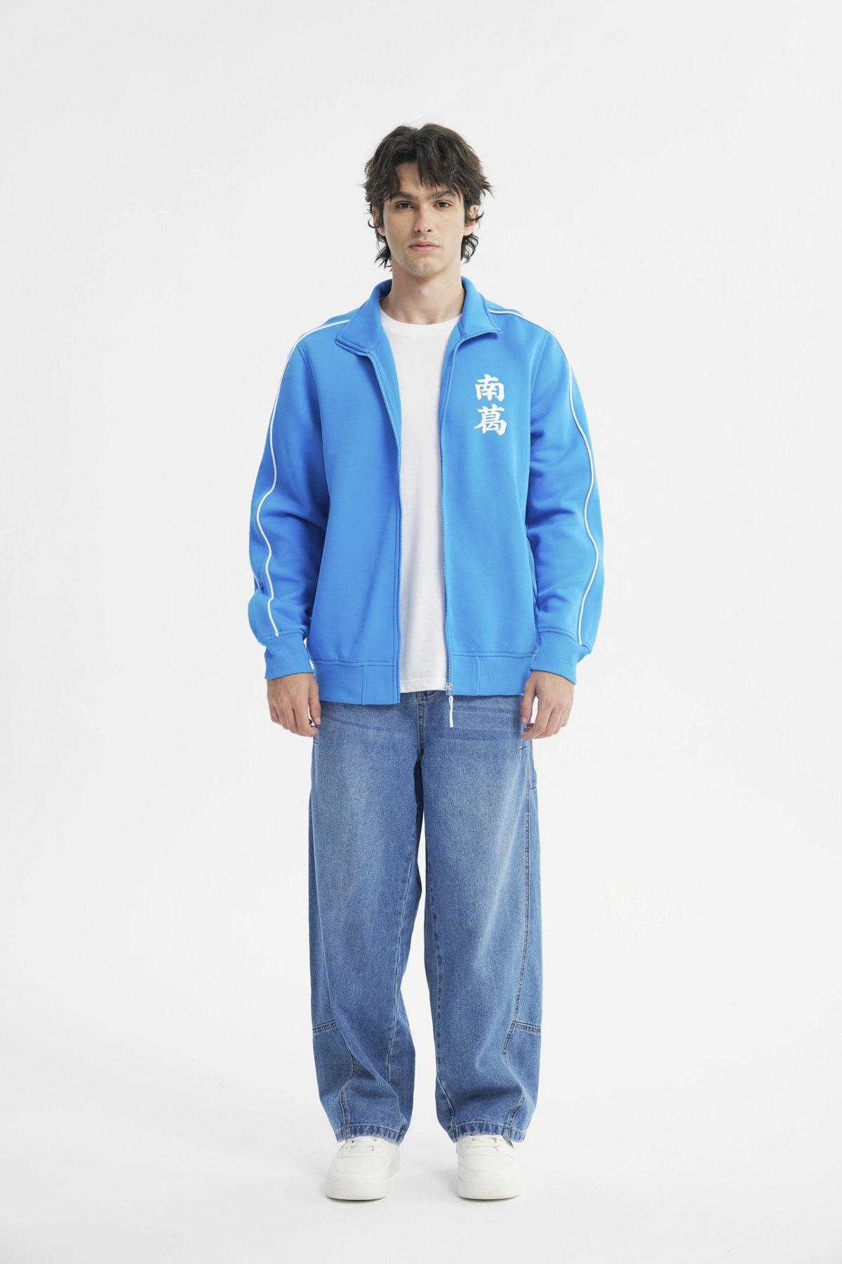 Polerón Hombre Capitán Tsubasa Azul