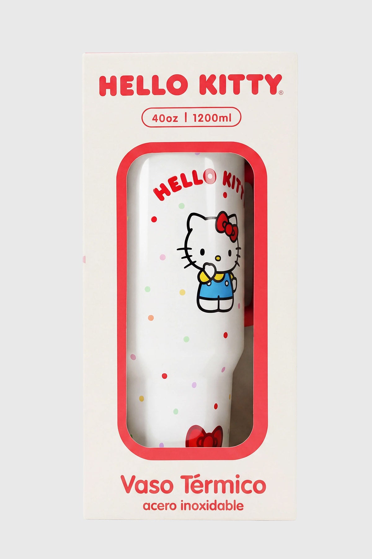 Termo - Botella Hello Kitty Crema