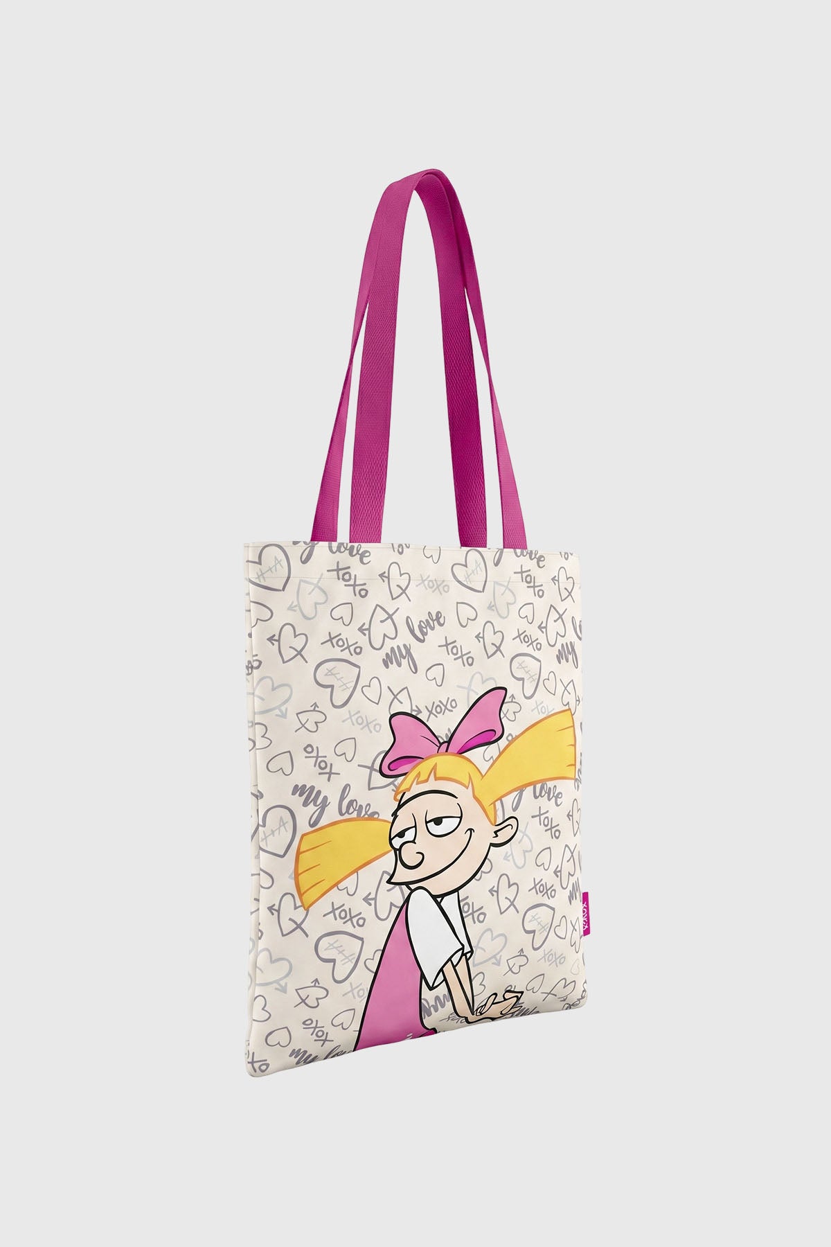 Bolsa Hey Arnold & Helga Crudo