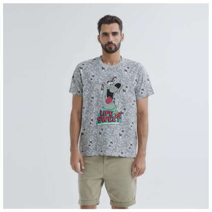 Polera Scooby Doo Gris