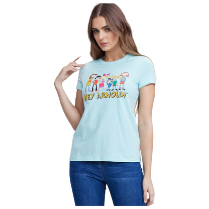 Polera Nickelodeon Hey Arnold Menta