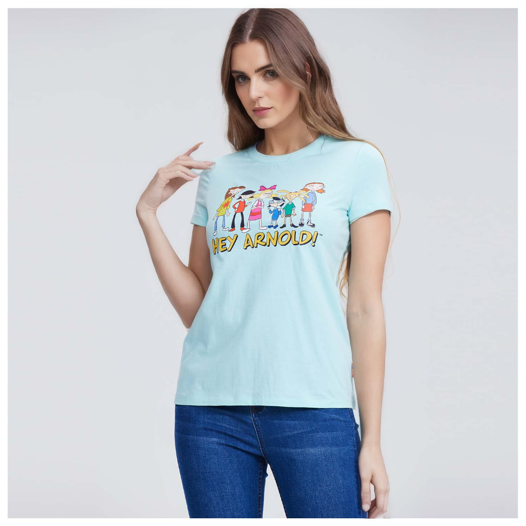 Polera Nickelodeon Hey Arnold Menta