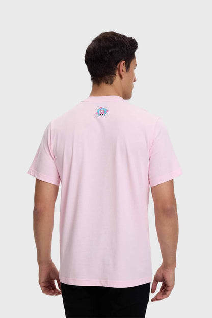 Polera Hombre One Piece - Chopper Rosado