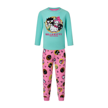 Pijama Niña Polar Hello Kitty Menta