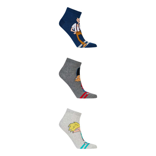 Calceta Tripack Hey Arnold