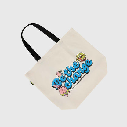 Bolsa Home Grande De Bob Esponja Beige