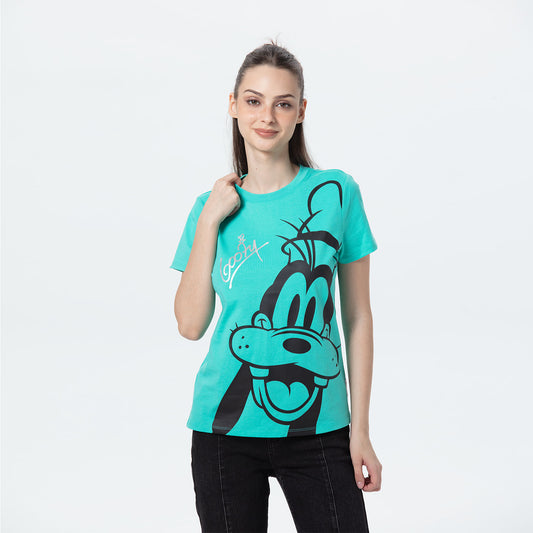 Polera Mujer Mickey Y Sus Amigos Turquesa