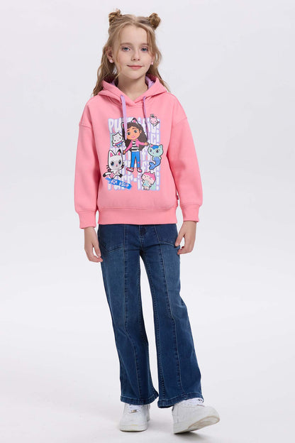 Polerón Niña Gabby Dollhouse Coral