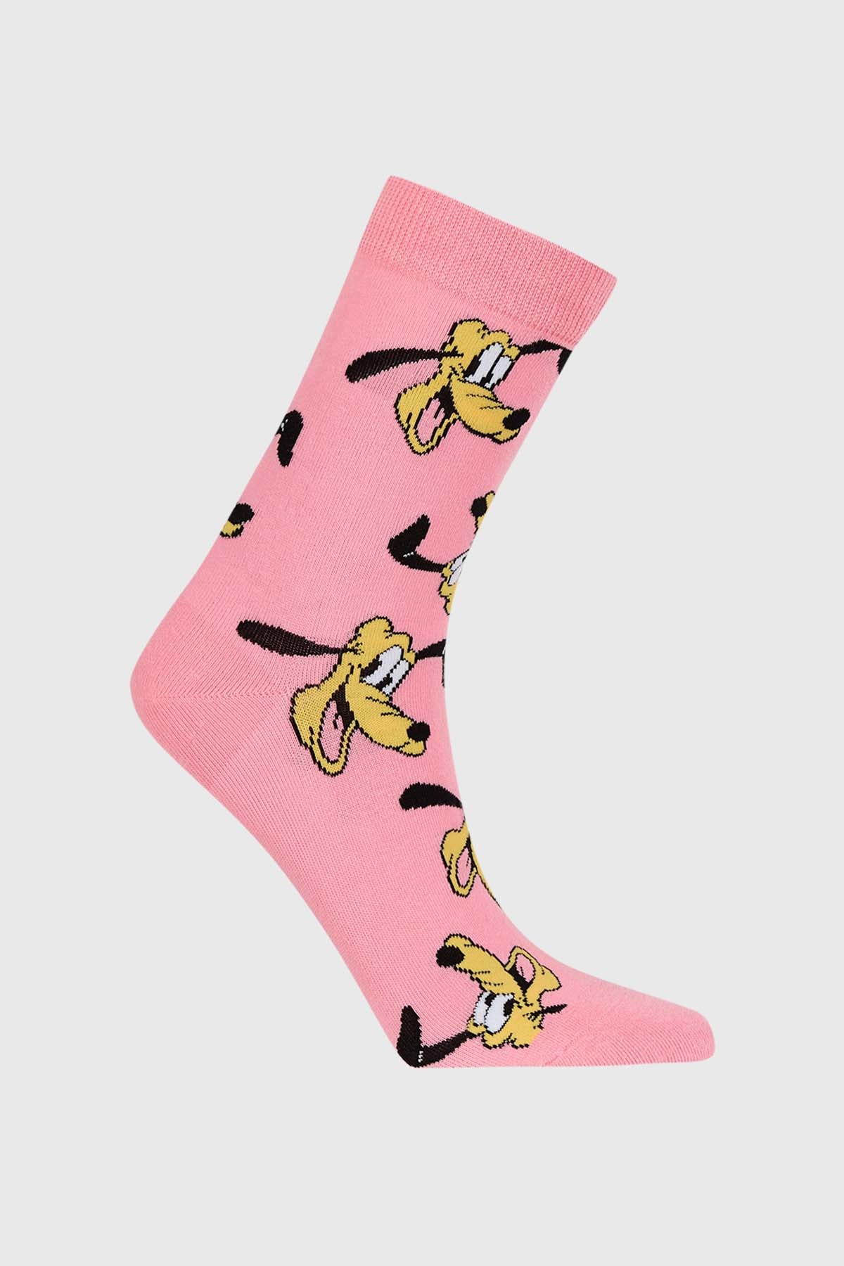 Calcetín De Vestir Pluto Rosado