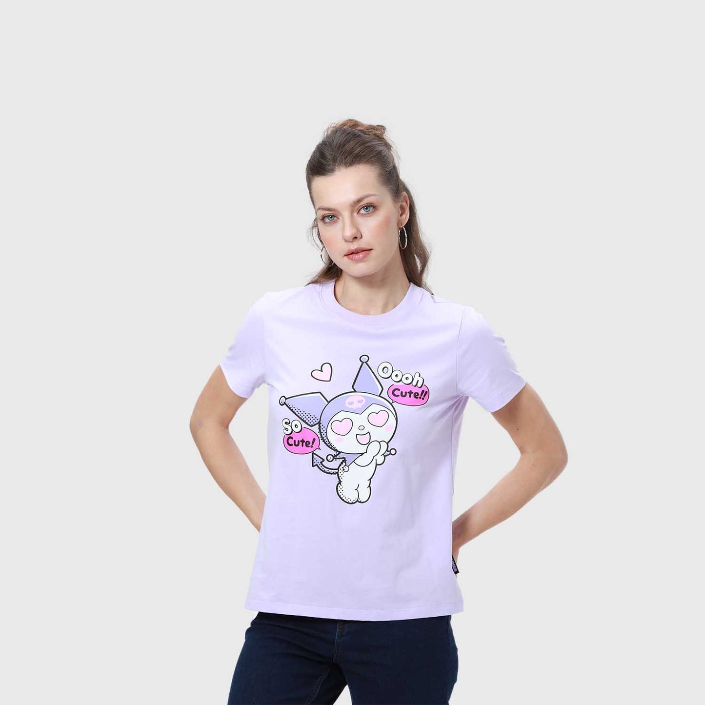Polera Mujer Kuromi Lila