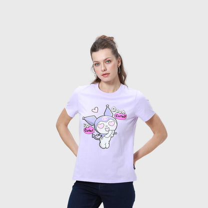Polera Mujer Kuromi Lila