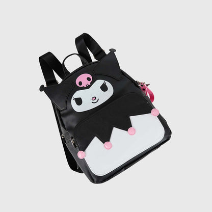 Mochila Niña Kuromi Pequeña Negro