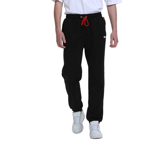 Pantalón Buzo Hombre Logo Marvel Negro