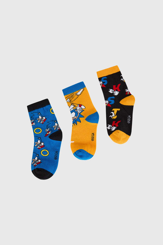 Calcetín Tripack Sonic