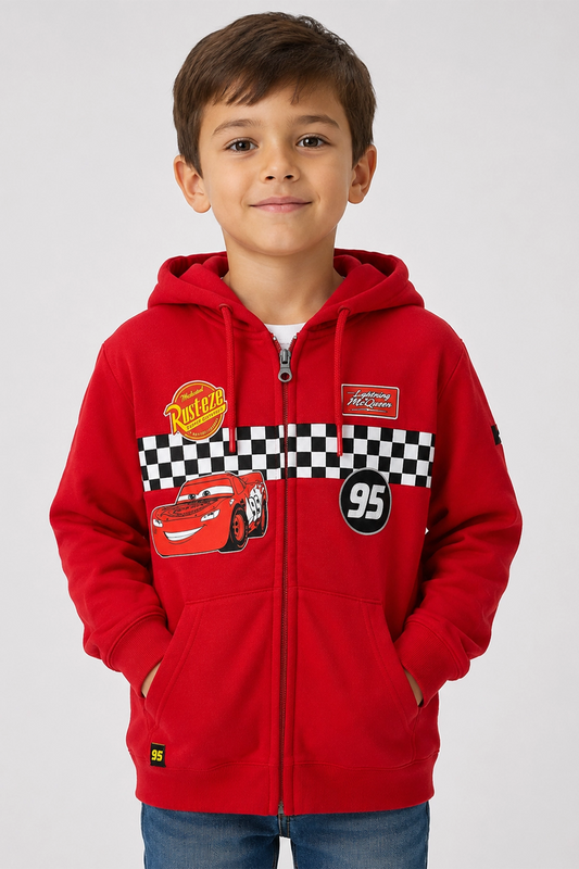 Polerón Niño Cars Rojo