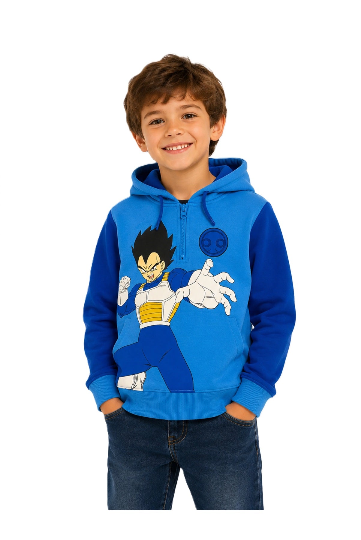 Polerón Dragon Ball Super Vegeta Azul