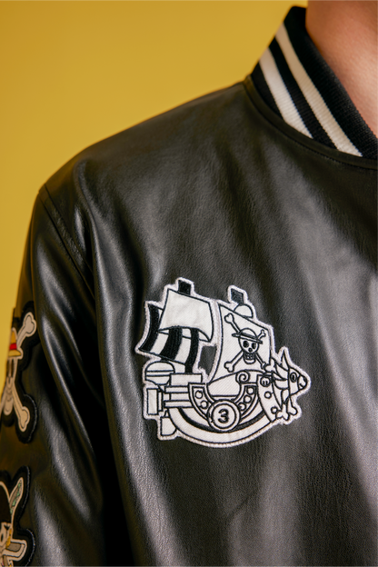 Chaqueta One Piece Straw Hat Crew Negra