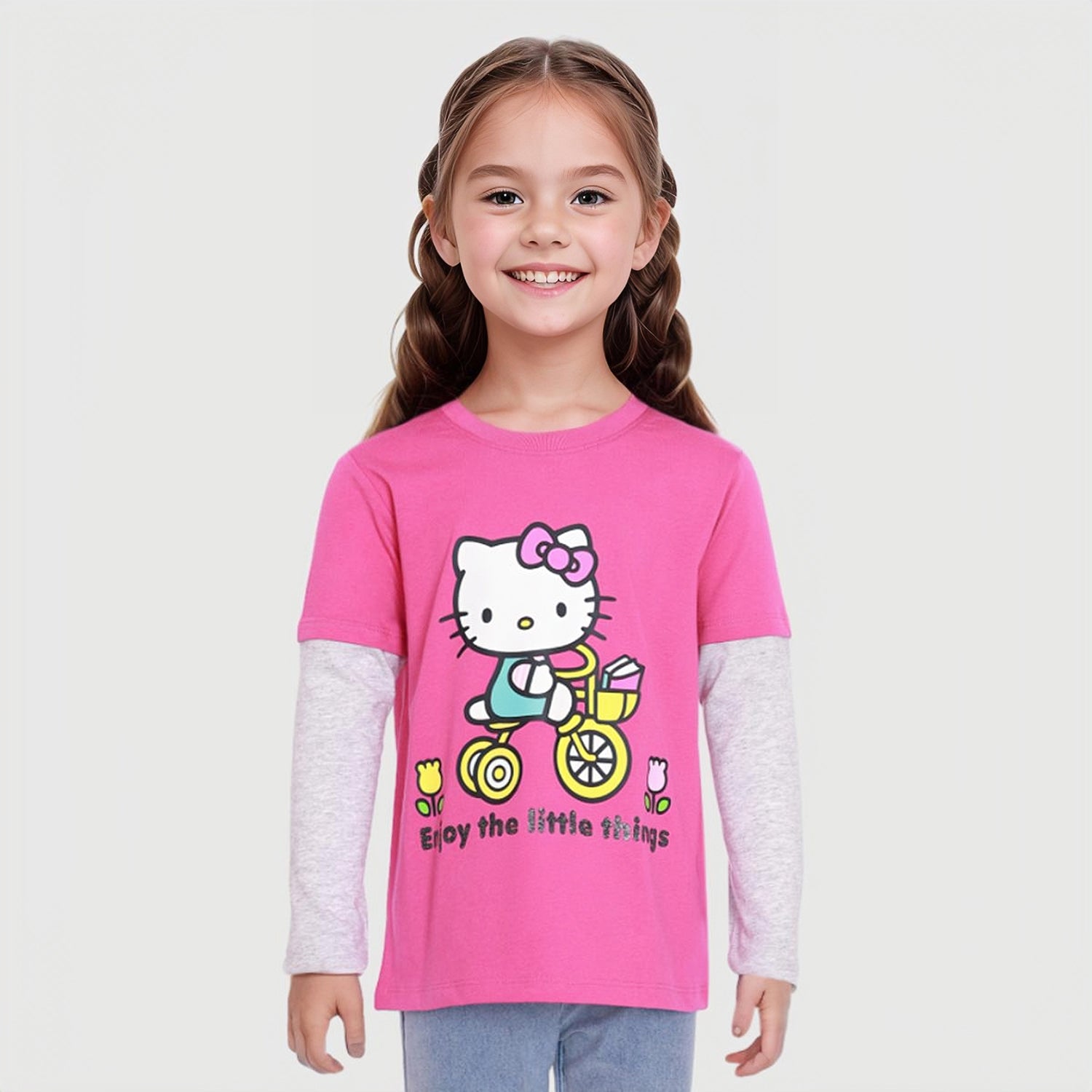 Polera Hello Kitty Fucsia