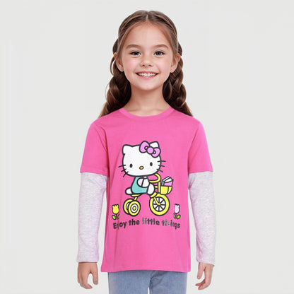 Polera Hello Kitty Fucsia