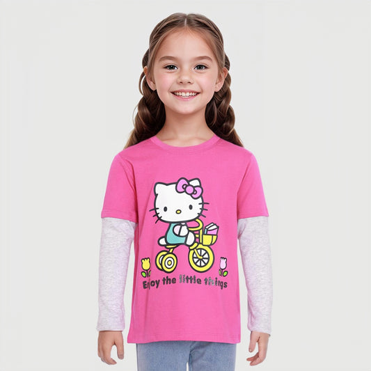 Polera Hello Kitty Fucsia