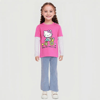 Polera Hello Kitty Fucsia