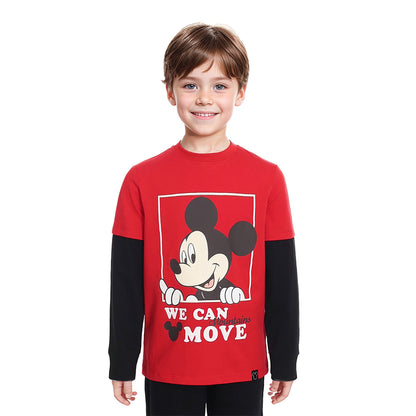 Polera Mickey Mouse Rojo