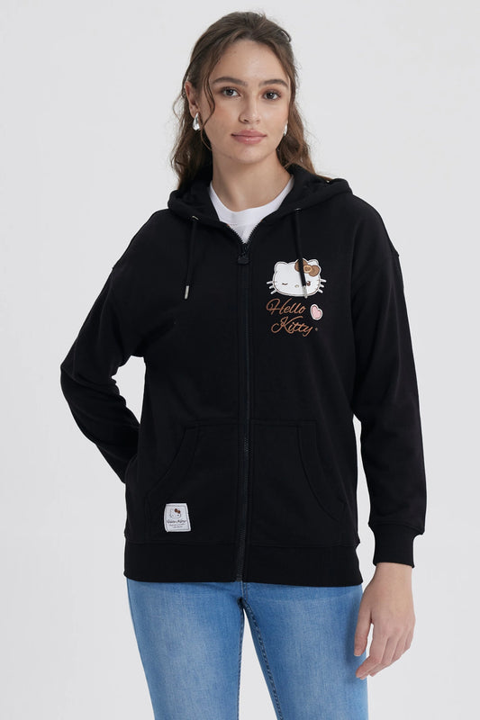 Polerón Hello Kitty Negro