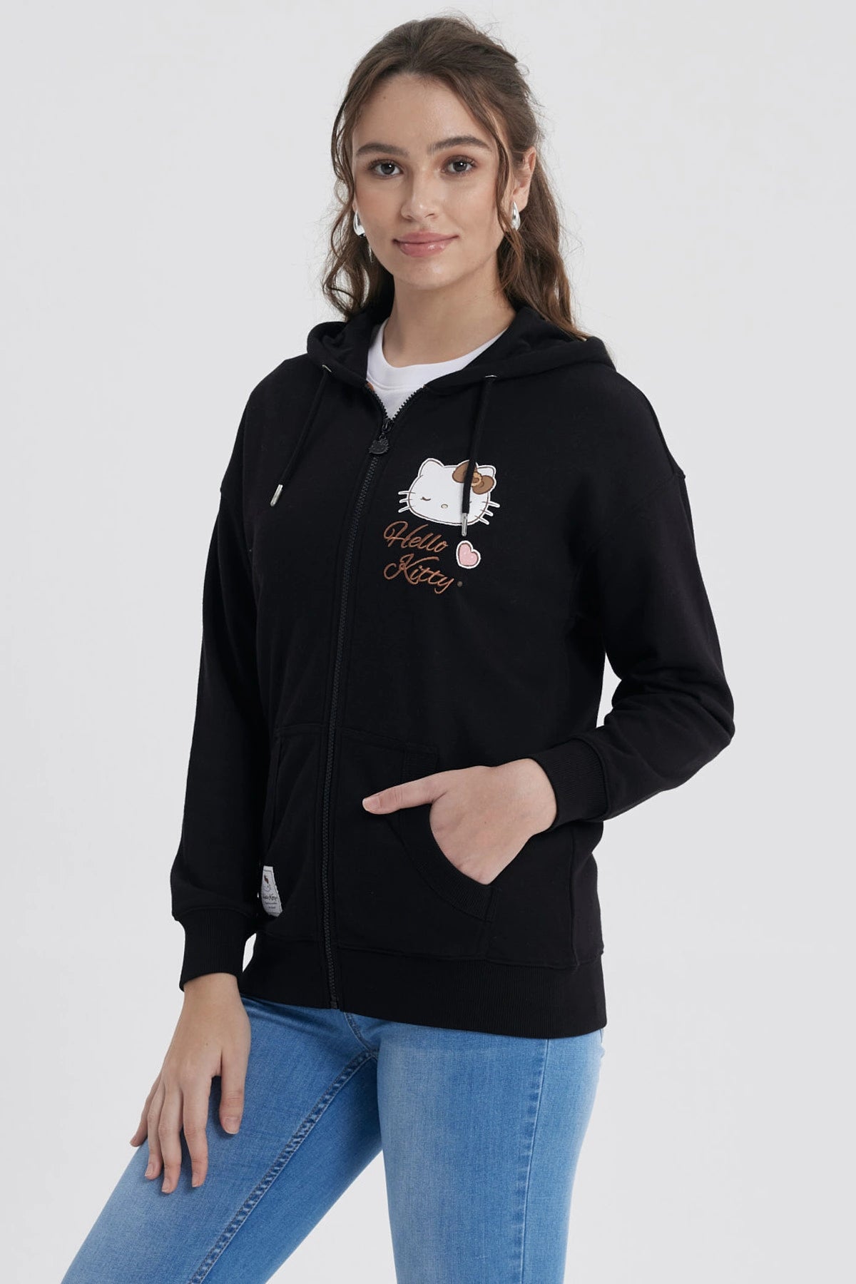 Polerón Hello Kitty Negro