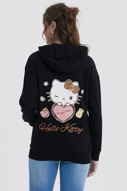 Polerón Hello Kitty Negro