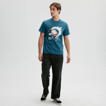 Polera One Piece Monkey D. Luffy Gear 5 Petróleo