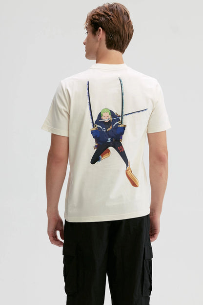 Polera One Piece Zoro Beige