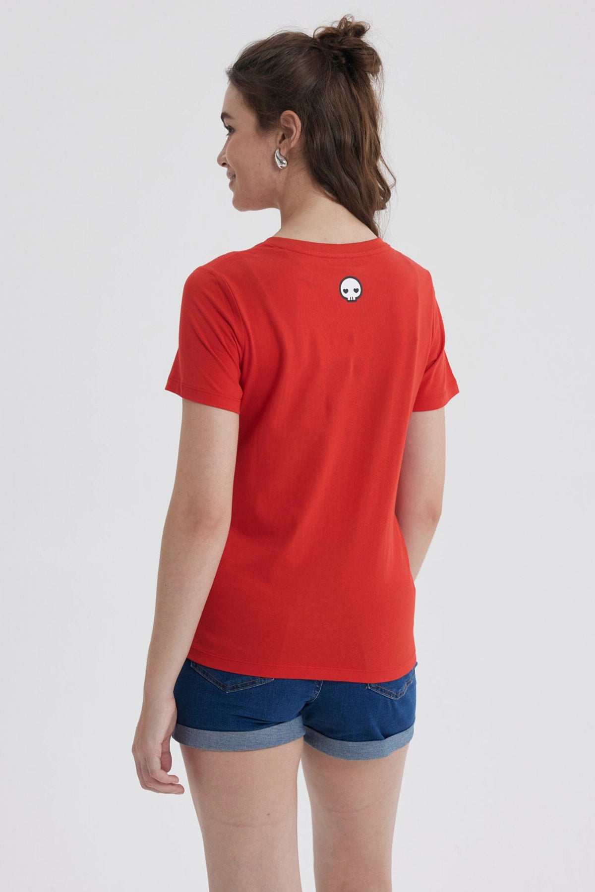 Polera Mujer Hello Kitty Roja