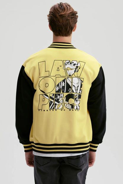 Polerón One Piece Trafalgar Law Amarillo