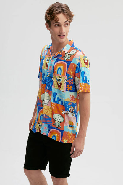 Camisa Bob Esponja Naranja