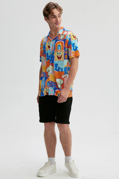 Camisa Bob Esponja Naranja