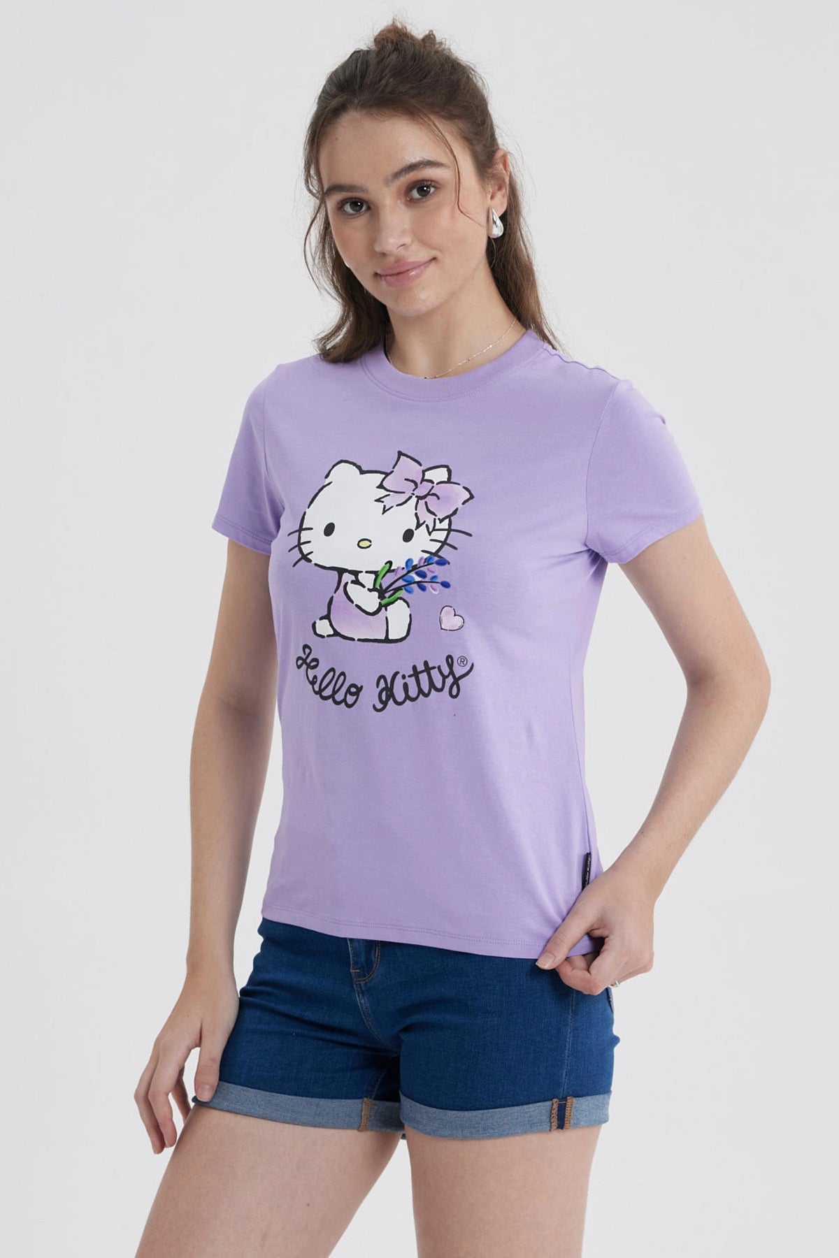 Polera Hello Kitty Lila