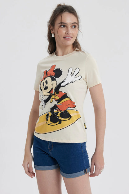 Polera Minnie Mouse Beige