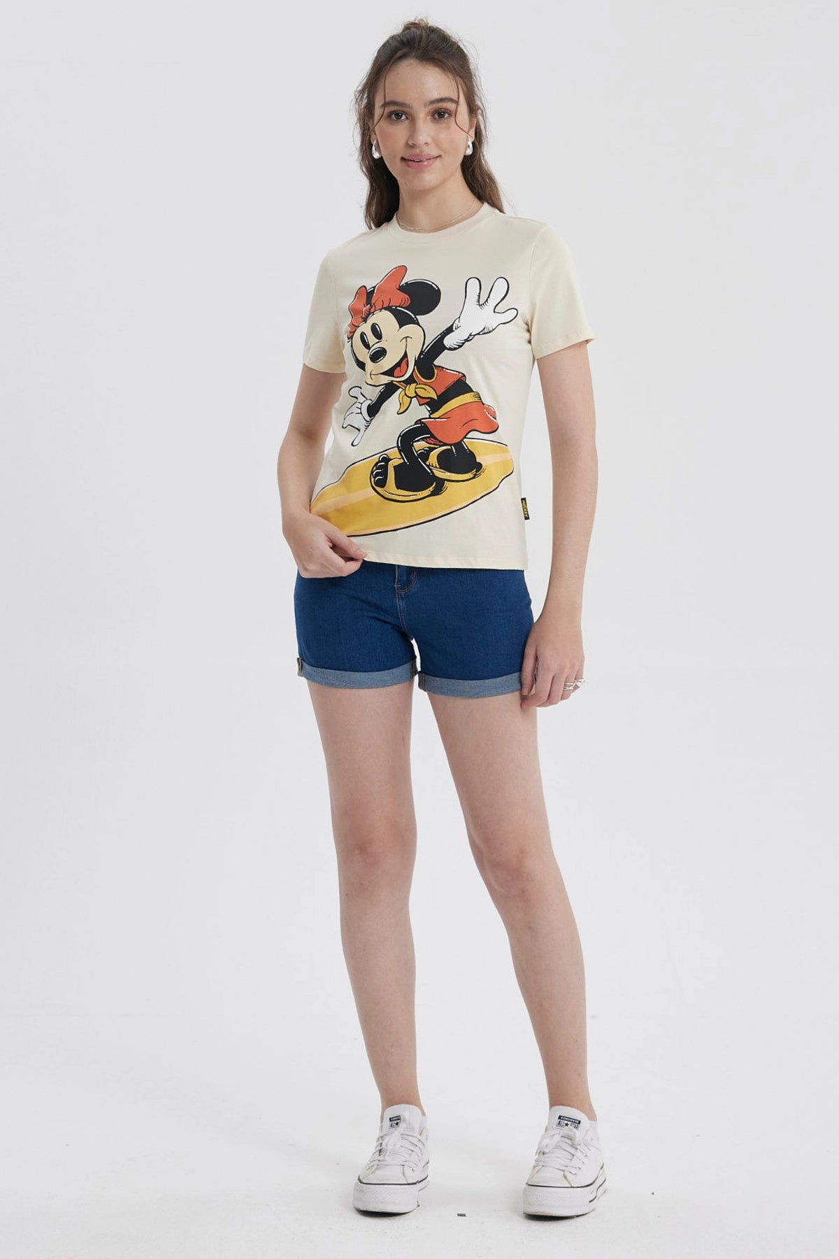 Polera Minnie Mouse Beige