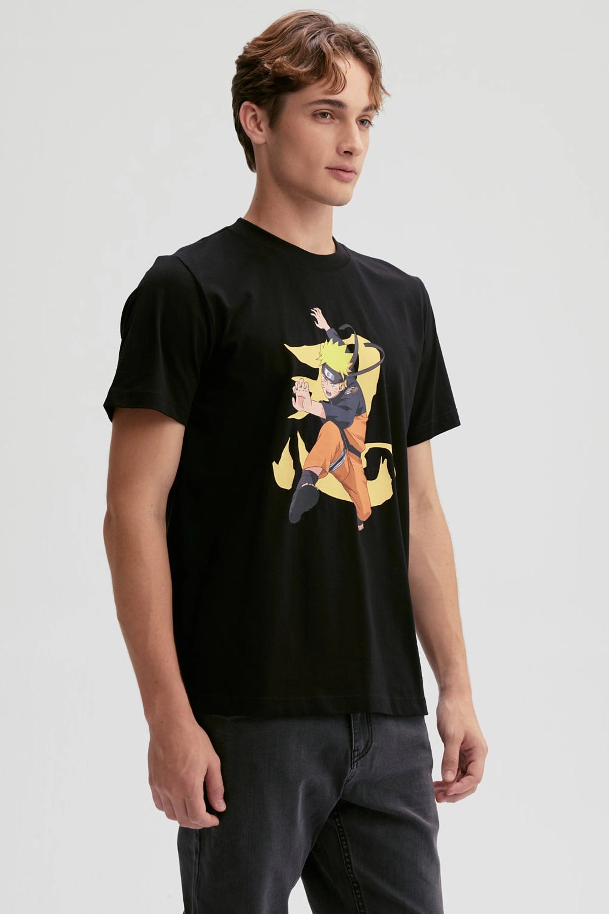 Polera Naruto Shippuden Negra