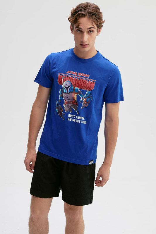Polera Mandalorian Azul