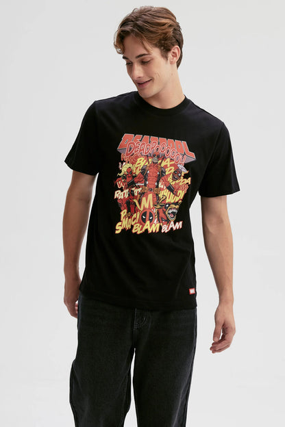 Polera Deadpool Negra
