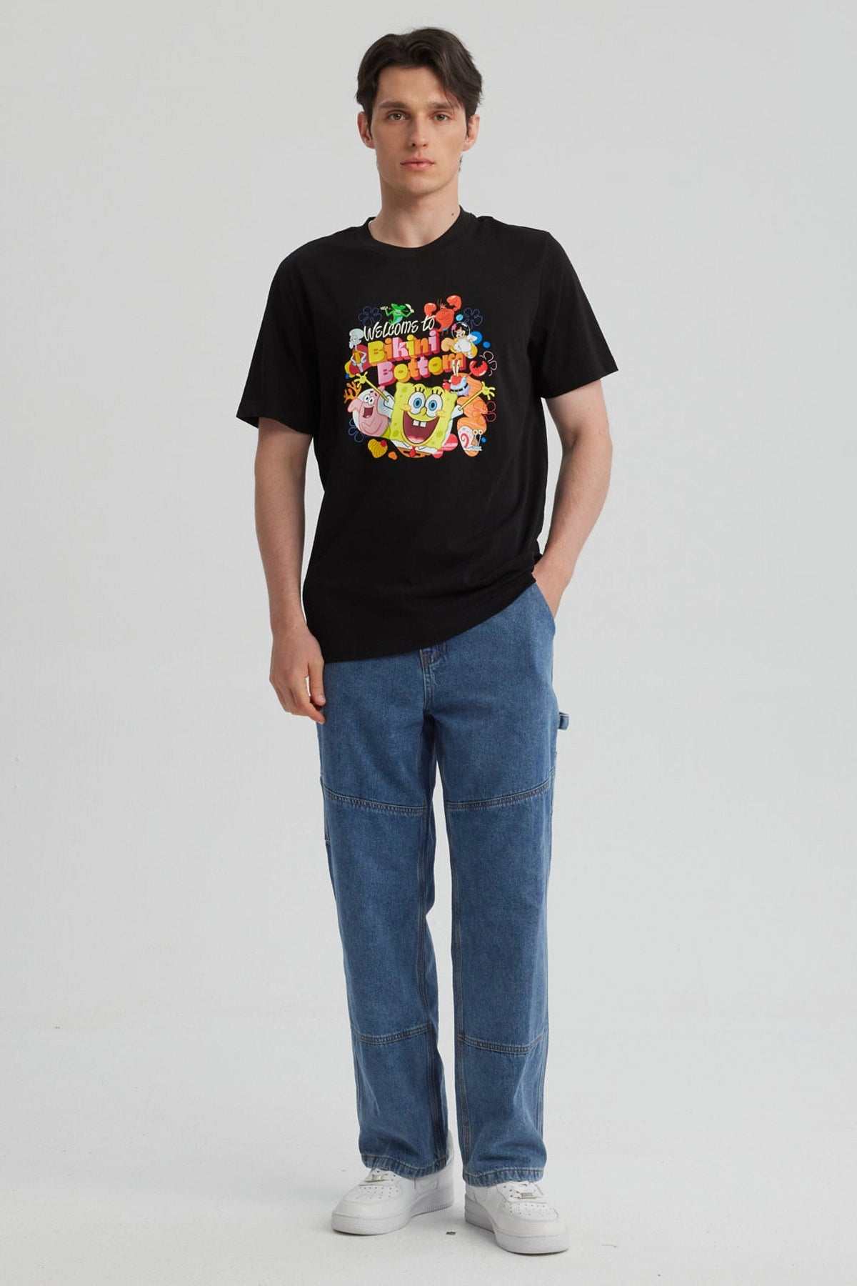 Polera Bob Esponja Negra