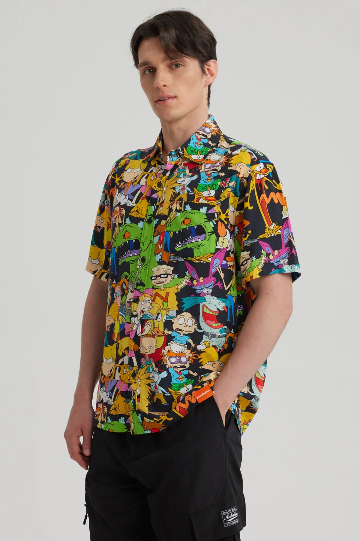 Camisa Nickelodeon Negra